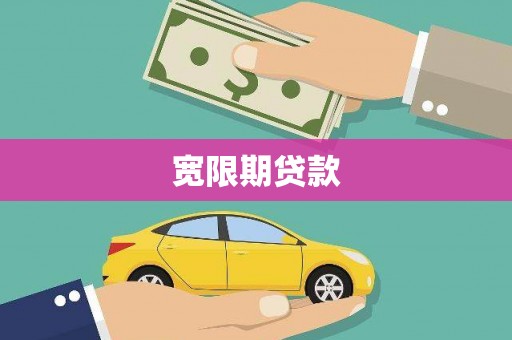 东兰宽限期贷款