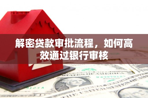 东兰解密贷款审批流程，如何高效通过银行审核
