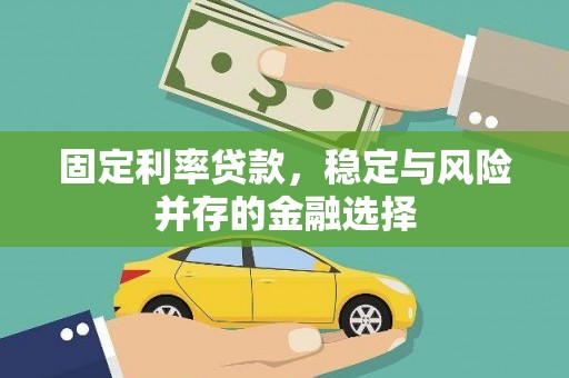 东兰固定利率贷款，稳定与风险并存的金融选择