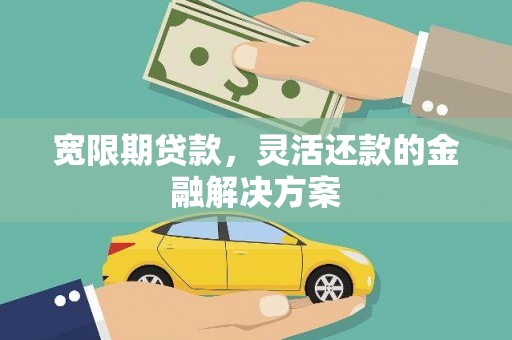 东兰宽限期贷款，灵活还款的金融解决方案