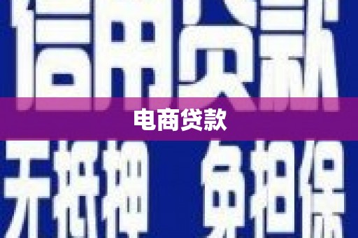 东兰电商贷款