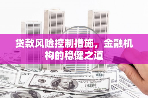 东兰贷款风险控制措施，金融机构的稳健之道