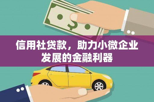 东兰信用社贷款，助力小微企业发展的金融利器