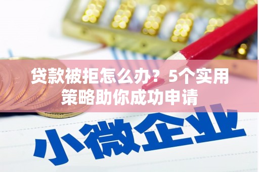 东兰贷款被拒怎么办？5个实用策略助你成功申请