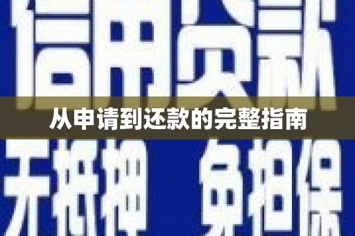 东兰从申请到还款的完整指南